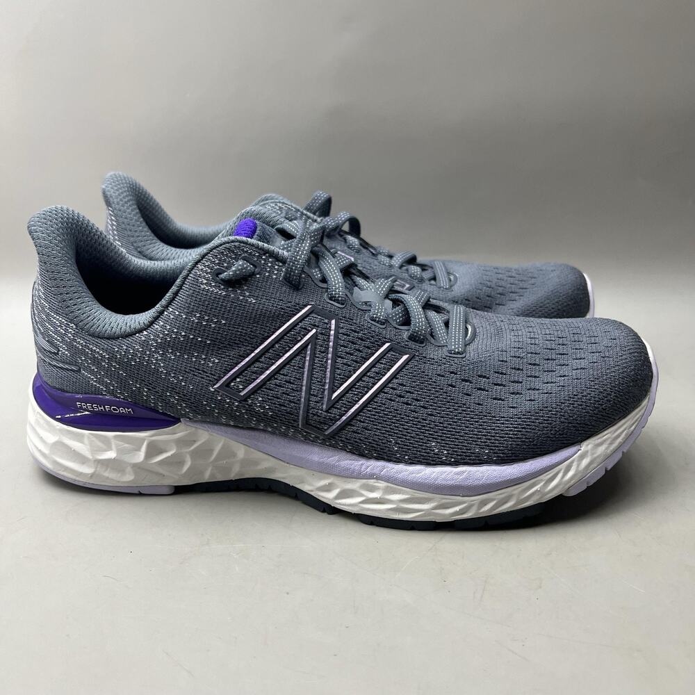 New Balance Fresh Foam 880 V11 Running Shoes Women Size 8 Gray Comfort Sneakers